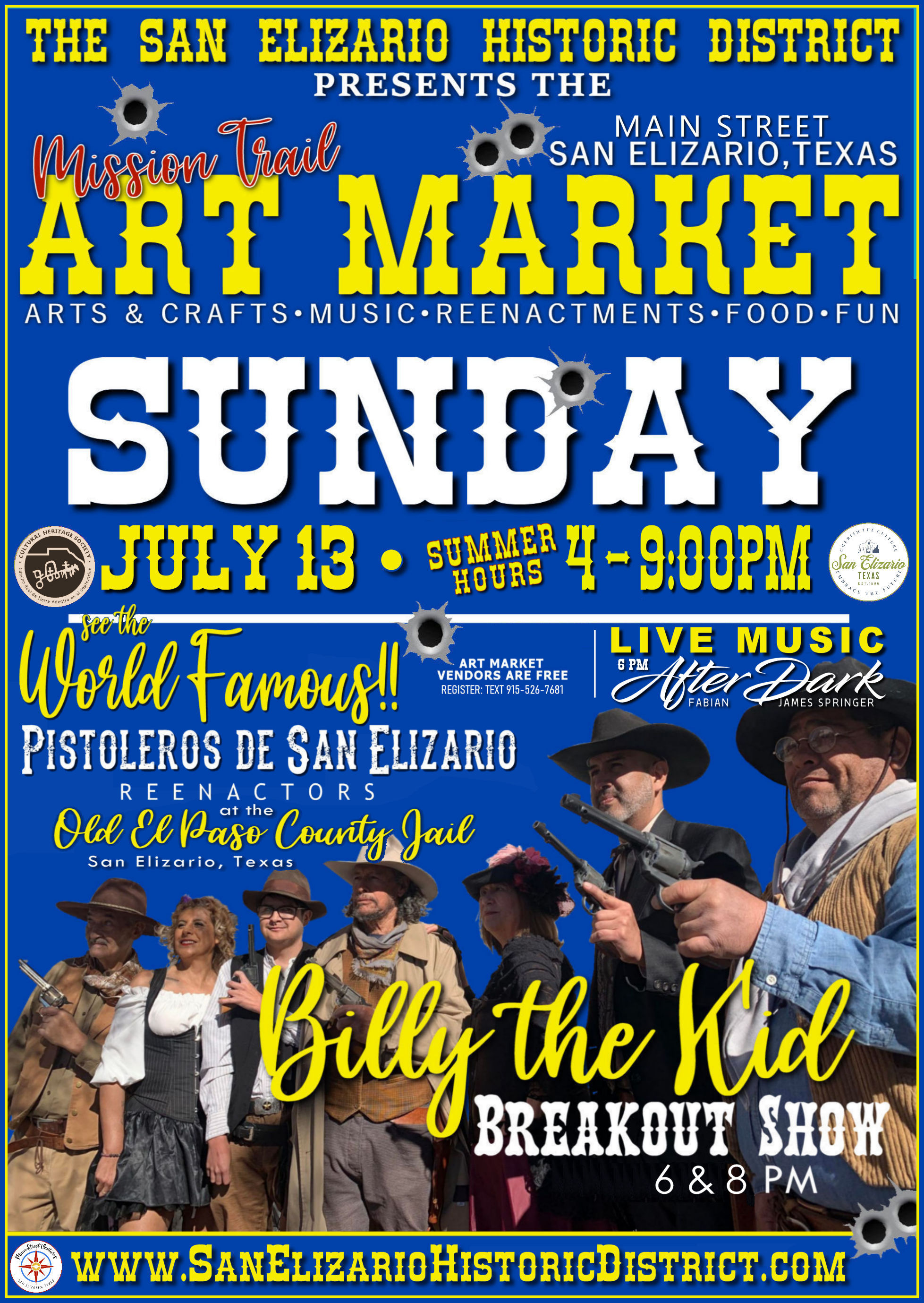 Monthly Art Market - 2nd Sunday of the Month - March to November - San Elizario Art District